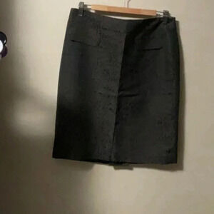 NWOT ANN Taylor Petites Brown Skirt Size 12 Waist 34" Length 22"